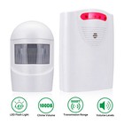 New Wireless Doorbell Driveway Security Alarm System Pir Motion Sensor Home