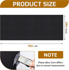 25 8 Sq Ft Self Adhesive Underfelt Carpet 24 X 78 In  Black