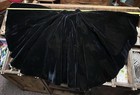 Victorian French Crushed Velvet 1800s Cape Jacket Scrumptious  Darkest Navy Blue