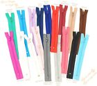 5 10 15 Pcs Nylon Coil Closed End Zippers - 16   18   20   22  Inch Zipper   3