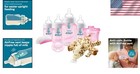 Complete Newborn Feeding Gift Set  Philips Anti-colic Bottles   Snuggle Pacifier