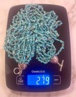 Vintage Native American 10 Strand Turquoise Necklace 279 Grams