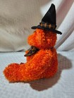Vintage Russ Berrie Halloween Stuff Plush Animal Witch Orange Bear 13   Mint Nwt