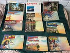Vintage Us Travel Souvenir Postcard Folders Lot Of 12 