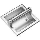 Recessed Toilet Paper Holder Stainless Steel Paper Dispenser For Bathroom Silver