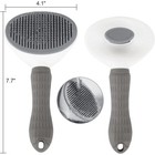Self Cleaning Slicker Brush - Dog Cat Bunny Pet Grooming Shedding Brush