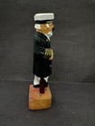 Hand Carved Wood Ships Captain Figurine Statue Sailor Nautical Decor Vintage
