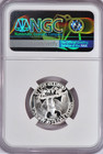 1957 Washington Quarter Proof Ngc Pf 69 Pr Frosty Silver Coin 25c
