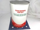 Vintage Texaco Oil Heavy Duty Motor Oil Tin Can 1qt