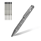 Edc Titanium Pocket Ball Pen Office Signature Working Stationery W  5 G2 Refills
