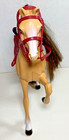 Vintage 1980 Barbie Dallas Horse Brushable Beauties saddle rare Brown Mane