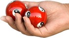 Red Chinese Baoding Balls Hand Exercise Therapy Balls Stress Reliefe Balls 3580