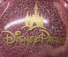 Disney Parks Mickey Icon Ears Pink Glitter Glass Ball Ornament