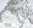 1835 Bradford Map Ancient World Europe Asia Africa Rome Athens Jerusalem Arabia