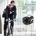 Stainless Steel Bicycle Bell 110db Mtb Handlebar Ring Loud Safety Horn - New