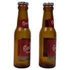 Vintage Goetz Country Club Pilsner Beer Bottle Salt   Pepper Shakers Pair
