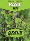 Thai Basil Seeds For Planting - Heirloom Non Gmo Open-pollinated Fresh Herb Seed