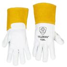 Tillman 1328 Top Grain Pearl Goatskin Leather Tig Welding Gloves 4  Cuff Sml-xlg