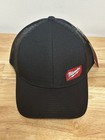 New With Tags - Milwaukee Gridiron Snapback Trucker Hat  black  Model 505b