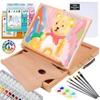  Tabletop Easel Set - 29 Pieces Starter Kit - Artist Acrylic Painting Kit With 