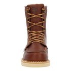 Georgia Boot Wedge Moc Toe Gb00480 Mens Brown Leather Work   Safety Boots