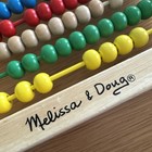Melissa   Doug Abacus Classic Wooden Educational Counting Toy With 100 Beads