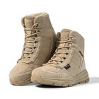 New Men Military Boots Tactical Boots Outdoor Work Waterproof Combat Shoes Size