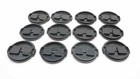 Genuine Nikon 52mm Front Lens Cap Lot Qty-12 Each    t2400 