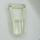Vintage Heavy Libbey Textured Glass Cigar Holder Ashtray Coffin