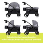 Baby Trend Stroller Wagon Seat2mat Polyester Seat Insert Lie-down Mat  Black