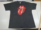 Vtg 1999 Rolling Stones Xl No Security Tour Lips Tongue Black Shirt Concert Band