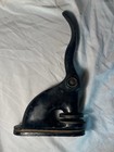 Vintage Stamp Press Seal Embosser Black Cast Iron Working