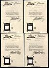 The Beatles Bed Sheets Whittier Hotel Detroit Mint  Set Of 4   Bonus  Read 