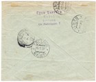 Estonia Sc 55 strip Of 5  44-tallinn 14 10 20-registered-to England-backst
