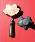 Large Rare Vintage Millinery Christmas Holly Leaf Tool Mold Cutter Set  26