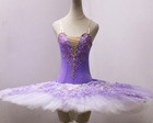Purple  Professional Ballet Tutu Skirt Girls Party Pancake Dance Costumes Dress