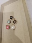 5pcs Zipper Pull Designer Charms  Double Sided Gold Hardware