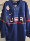 Nike Usa United States 2022 Hockey Jersey Blue Men   s Size  Small Nwot