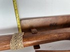 Hawaiian Solid Koa Wood Hawaii Map W shack Tooth On Standing 19x3 Free Shipping
