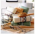 4 Pack Cotton Hand Towels 100  Cotton Towels  With Print Super Soft And Highl   