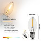 Accessory Cord With One Led Light Bulb Blow Mold Light C7 Lamp Set Of 4 6ft 