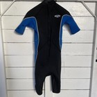 Billabong Recycler Youth Size 16 Short Sleeve Short Leg Wetsuit Back Zip Euc