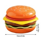 Stackable Burger Plate Set 6 Pieces Multi-layer Seasoning Plate Tableware Set