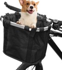 Multi Purpose Basket Folding Remove Handlebar Metal Aluminum Frame Bicycle Baske