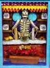 Day Of The Dead Skeleton Cook Chef Kitchen Wood Retablo Handmade Mexico Folk Art