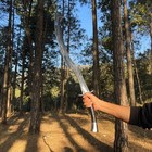 Custom Handmade Carbon Steel Blade Tactical Khopesh Sword  Hunting Sword Camping