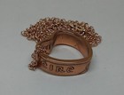 Heart Shaped Pendant Made From Irish Penny Ireland Coin Ring 24 In Chain