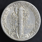 1944-d 10c Mercury Dime Xf   9177 
