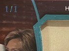 Hillary Clinton 2020 Decision Cut Signature Auto Crystal Ice Foil Card True 1 1 
