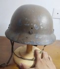 Original Helmet Of Japanese Youth Scout In Manchuria Ww2